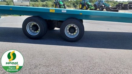 Remolque plataforma cargador forraje Rolland RP10004LSP - 6