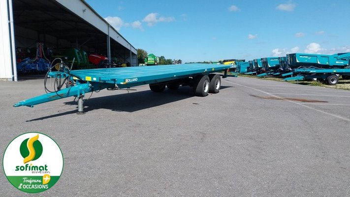 Remolque plataforma cargador forraje Rolland RP10004LSP - 1