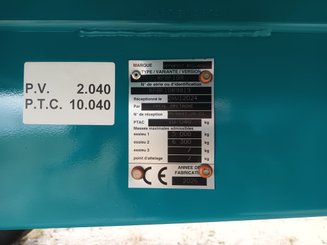 Remolque plataforma cargador forraje non-renseigné P8-8CH - 2