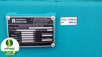Remolques esparcidores Rolland RT175 - 12