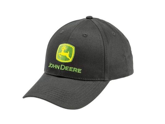 VÊTEMENTS - VETEMENTS DE TRAVAIL - CASQUETTE NOIRE AVEC LOGO JOHN DEERE