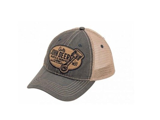 VÊTEMENTS - VETEMENTS DE TRAVAIL - CASQUETTE  TOILE CIREE MARRON GRILLAGEE