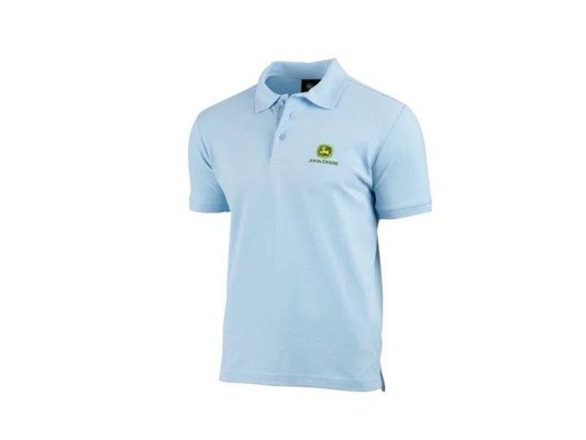 VÊTEMENTS - VETEMENTS DE TRAVAIL - POLO BLEU CLAIR JOHN DEERE TAILLE L