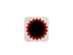 LIBRE SERVICE AGRICOLE - TIP TOP+CHAMBRE - Pièce rouge n 6 ronde Ø 116 mm (x 10)