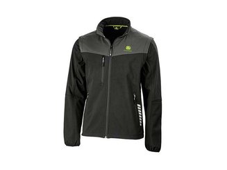 VÊTEMENTS - CHAUSSURES BOTTES - VESTE SOUPLE NOIRE A MANCHES ZIPPEES T XL JOHN DEERE
