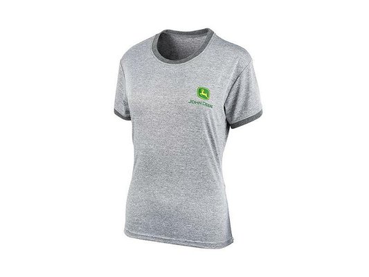 VÊTEMENTS - VETEMENTS DE TRAVAIL - T-SHIRT GRIS JOHN DEERE FEMME TAILLE M