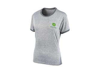 VÊTEMENTS - VETEMENTS DE TRAVAIL - T-SHIRT GRIS JOHN DEERE FEMME TAILLE M