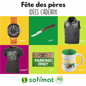 Sélection idées cadeaux Sofimat pour la Fête des Pères
