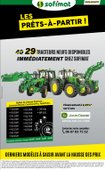 Offres tracteurs neufs prêts à partir 01/10/2021