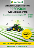 Cet automne, augmentez votre précision avec le signal SF RTK !