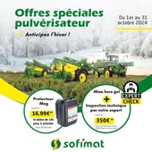Hivernage pulvérisateur