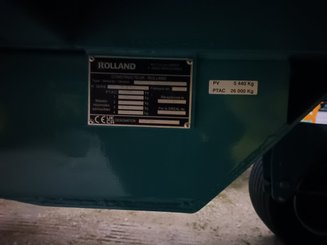 Remolque plataforma cargador forraje Rolland RP12006LSEL - 2