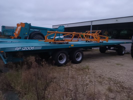 Remolque plataforma cargador forraje Rolland RP12006LSEL - 1