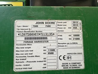 Picadoras autopropulsadas John Deere 7580 - 12