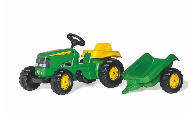 Accesorio otro Sofimat TRACTEUR A PEDALE + REMORQUE ROLLYKID JOHN DEERE MCR012190000  - 1
