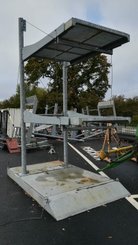 Tractores Cortacésped Autres Support porte-tondeuse autoportée 3 plateaux en acier galvanisé - 1