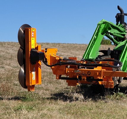 Trituradoras, desbrozadoras - otro Coup'eco Lamier sur chargeur tracteur METEOR T90C 3600 - 1