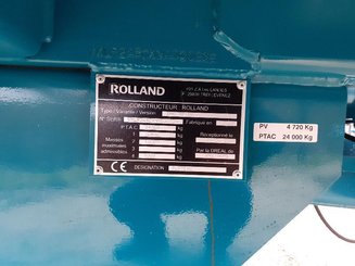 Remolque plataforma cargador forraje Rolland RP10004LSP - 1