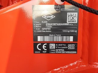 Henificadores Kuhn GF8703 - 2