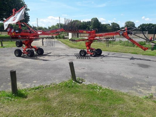 Rastrillos hileradores Kuhn GA6632 - 1