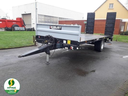 Remolque plataforma cargador forraje Robust RPE14 - 1
