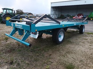 Remolque plataforma cargador forraje non-renseigné P8 - 1