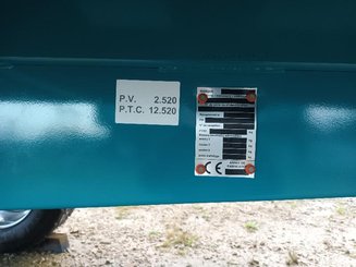 Remolque plataforma cargador forraje non-renseigné P8 - 2