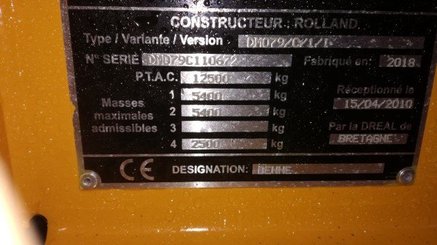 Remolques de cereales Rolland BM 4300 - 5